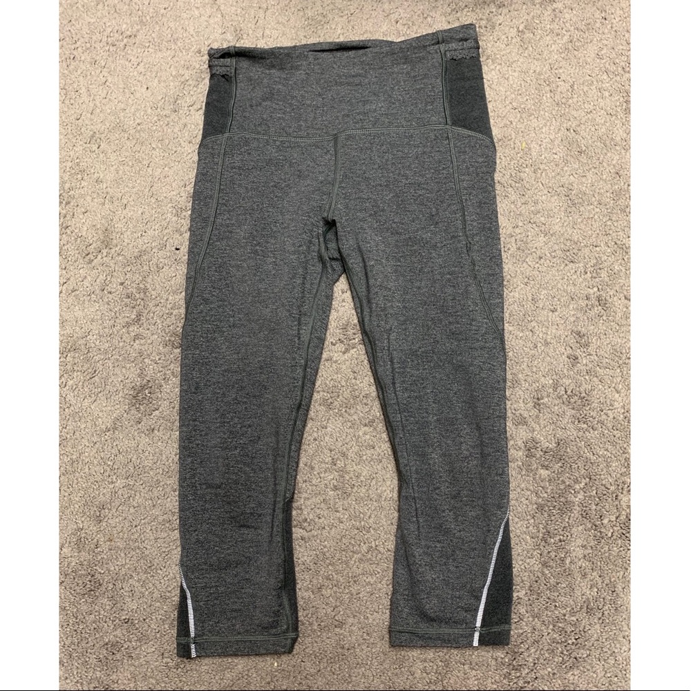 Lululemon Grey Leggings EUC RARE